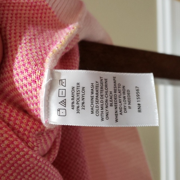 Nwt Willow & Wind medium sweater pink with yellow - Picture 8 of 15